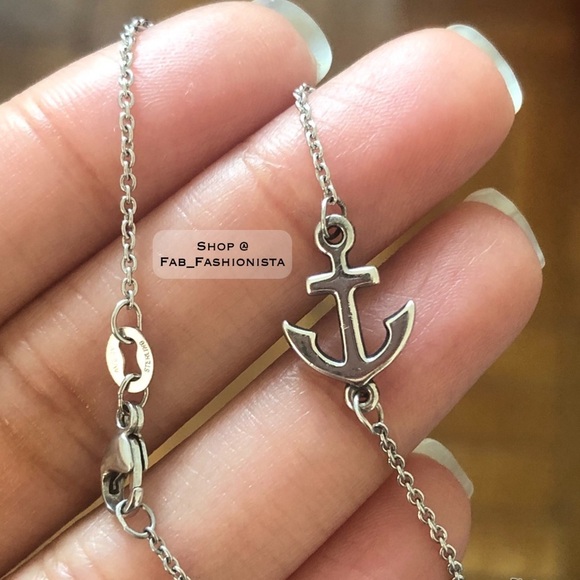 James Avery Anchor Bracelet Sterling Silver Retired Rare - Picture 9 of 16